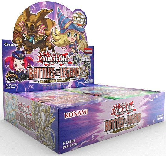 Yugioh - Battles of Legend: Glorious Gallery Booster Box - 1st Edition (Pre-Order)