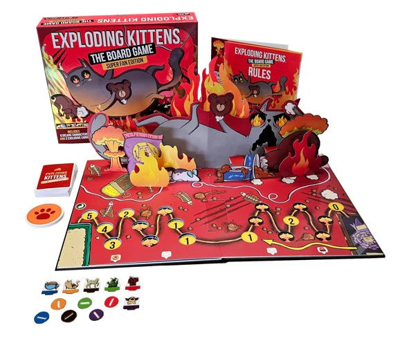 Exploding Kittens: The Board Game - Superfan Edition