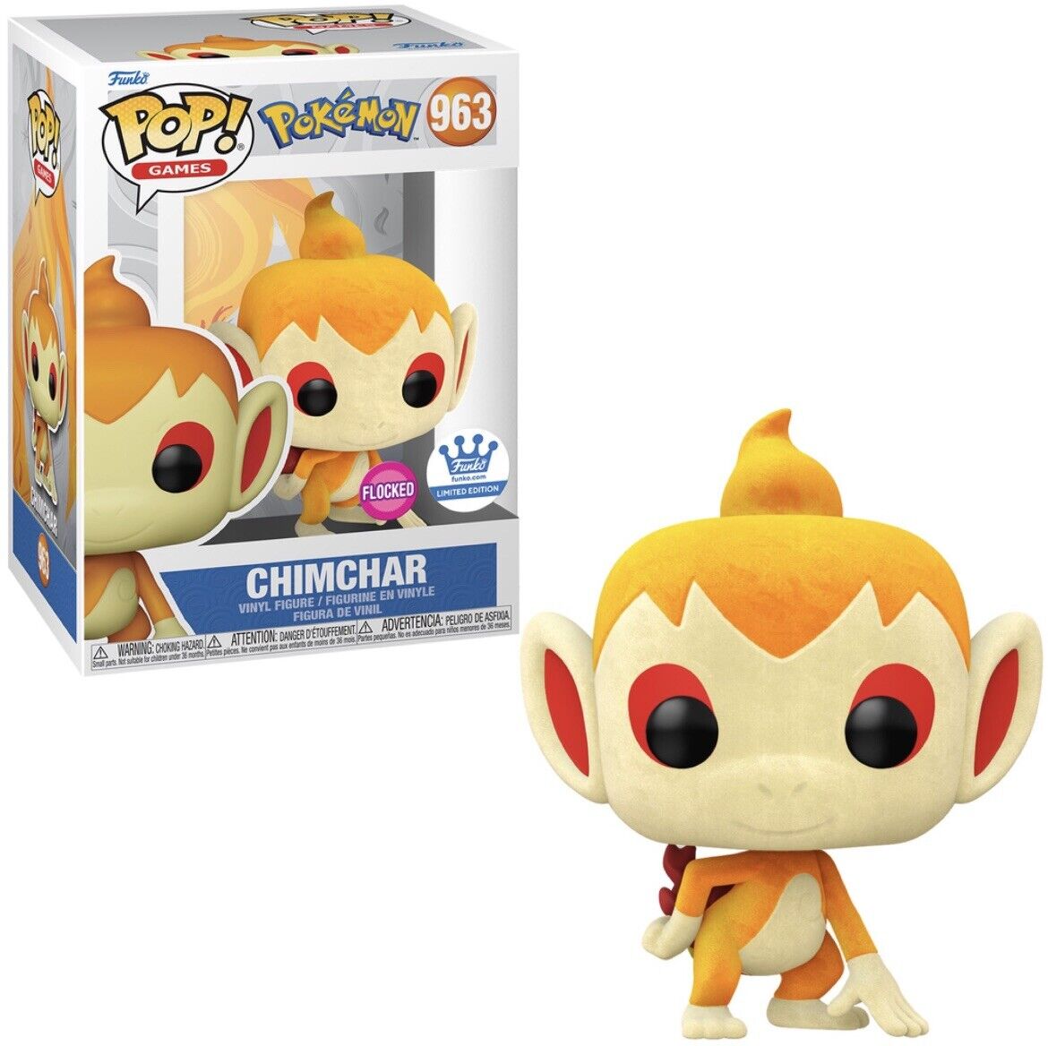 Pokemon - Funko POP! Flocked - Special Edition - Chimchar